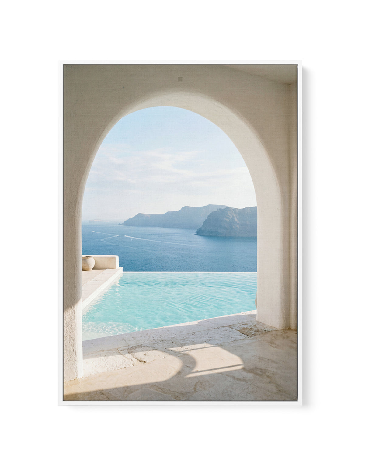 Infinity Arch View | Framed Canvas Art Print