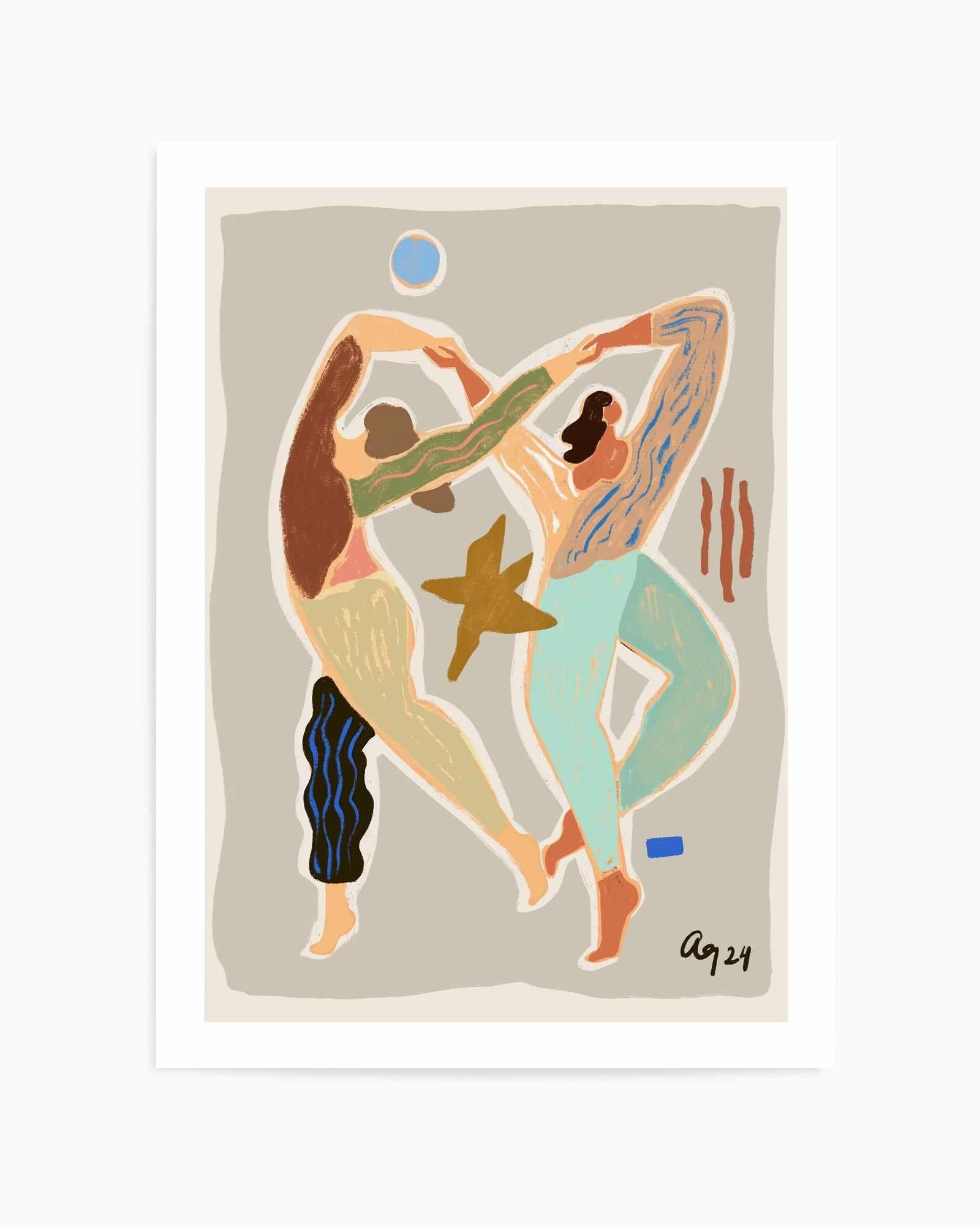 Infinity Dance by Arty Guava | Art Print from Olive et Oriel where you can shop wallpaper and artworks online