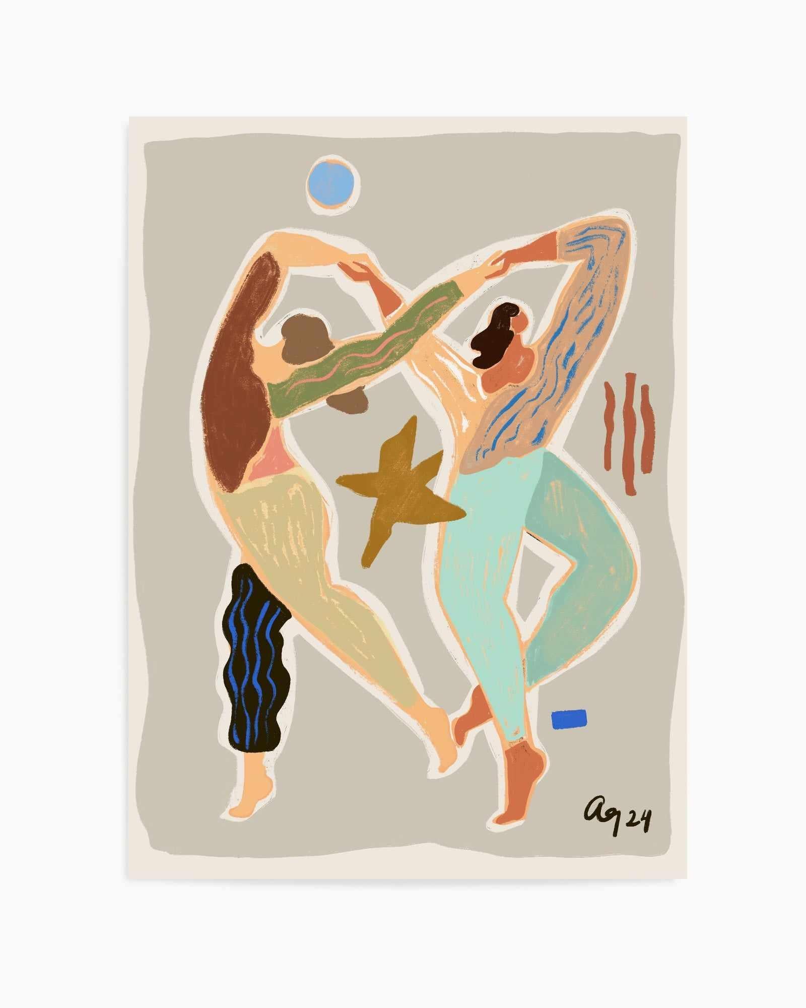 Infinity Dance by Arty Guava | Art Print from Olive et Oriel where you can shop wallpaper and artworks online
