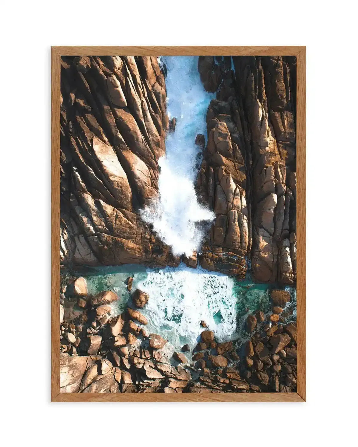 Injidup Natural Spa | WA Art Print-PRINT-Olive et Oriel-Olive et Oriel-50x70 cm | 19.6" x 27.5"-Walnut-With White Border-Buy-Australian-Art-Prints-Online-with-Olive-et-Oriel-Your-Artwork-Specialists-Austrailia-Decorate-With-Coastal-Photo-Wall-Art-Prints-From-Our-Beach-House-Artwork-Collection-Fine-Poster-and-Framed-Artwork