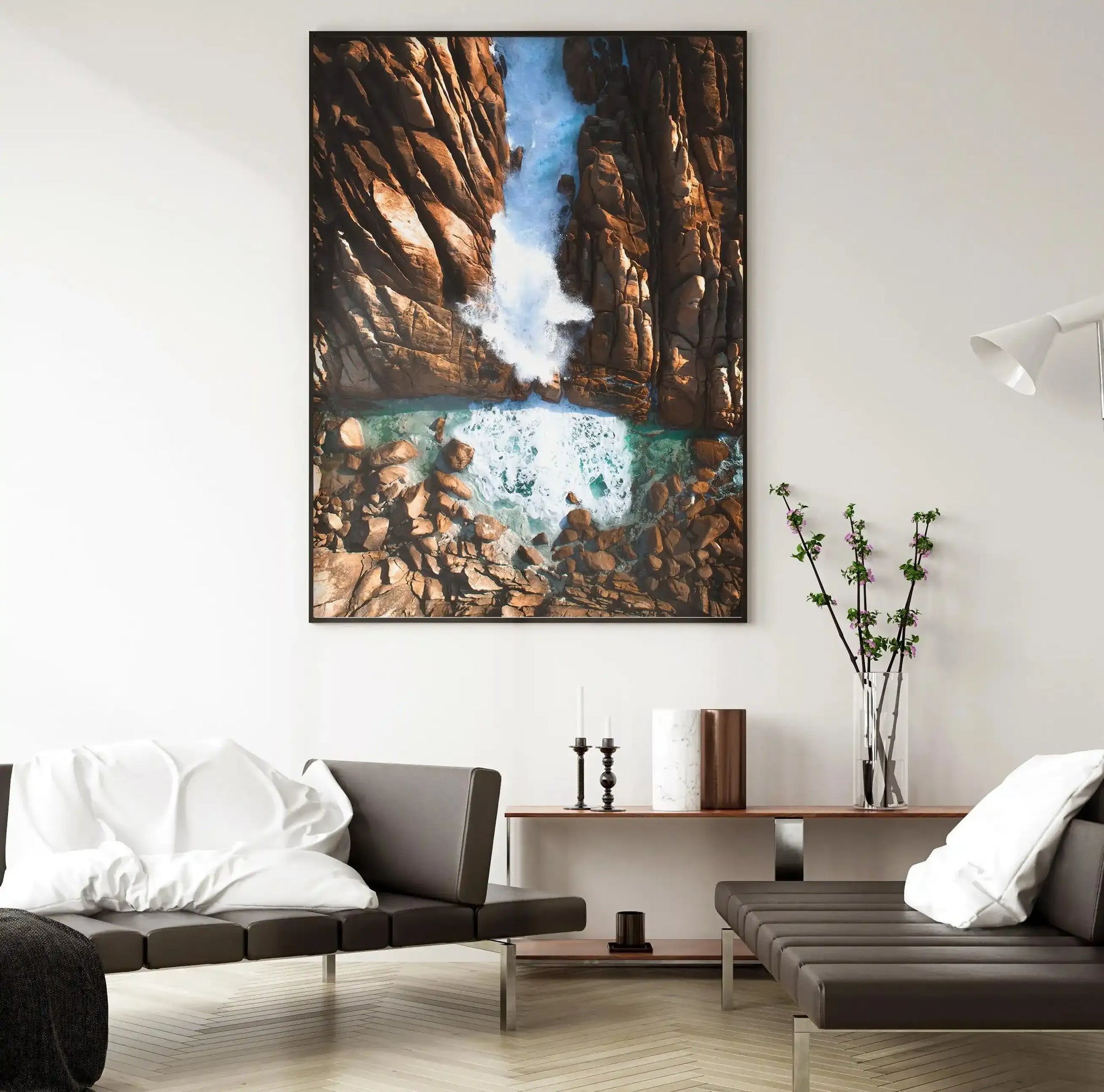 Injidup Natural Spa | WA Art Print-PRINT-Olive et Oriel-Olive et Oriel-Buy-Australian-Art-Prints-Online-with-Olive-et-Oriel-Your-Artwork-Specialists-Austrailia-Decorate-With-Coastal-Photo-Wall-Art-Prints-From-Our-Beach-House-Artwork-Collection-Fine-Poster-and-Framed-Artwork