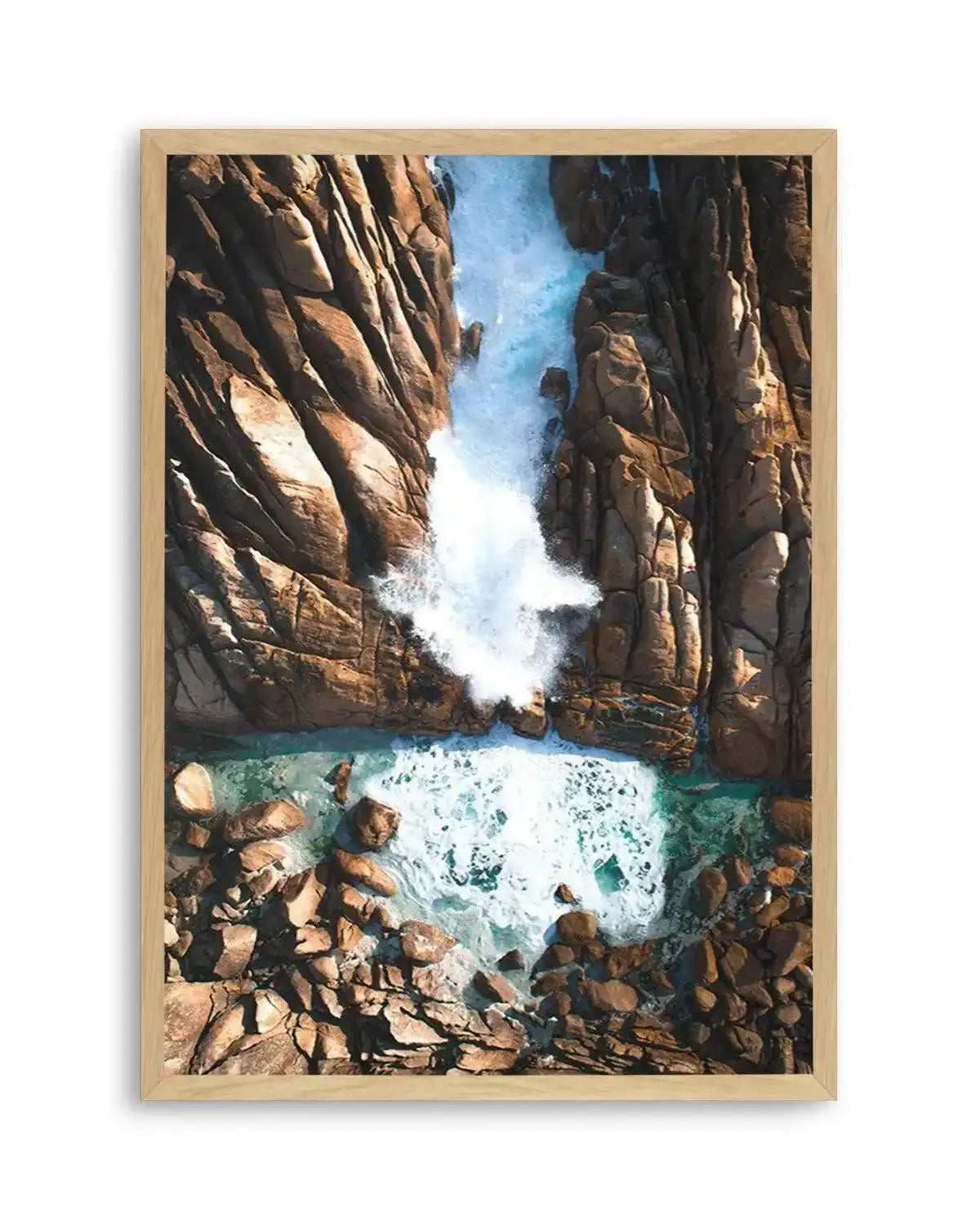 Injidup Natural Spa | WA Art Print from Olive et Oriel where you can shop wallpaper and artworks online