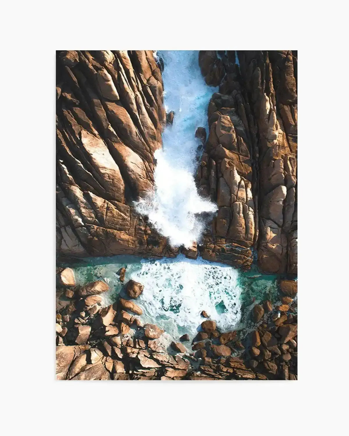 Injidup Natural Spa | WA Art Print from Olive et Oriel where you can shop wallpaper and artworks online