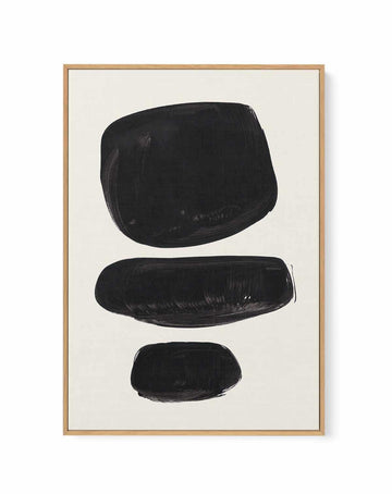 Ink Pebble | Framed Canvas Art Print from Olive et Oriel where you can shop wallpaper and artworks online