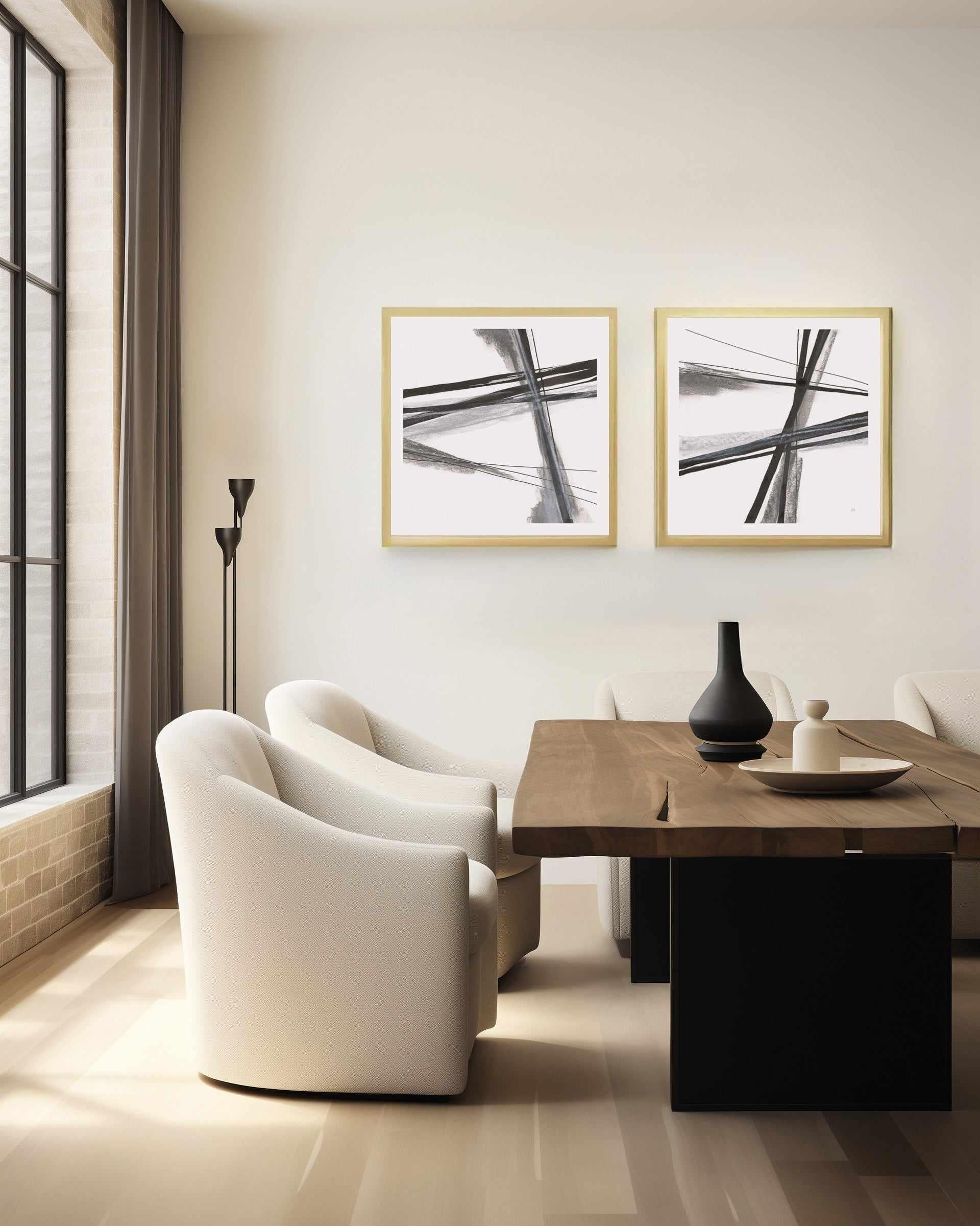 Ink and Pastel IV | Art Print from Olive et Oriel where you can shop wallpaper and artworks online