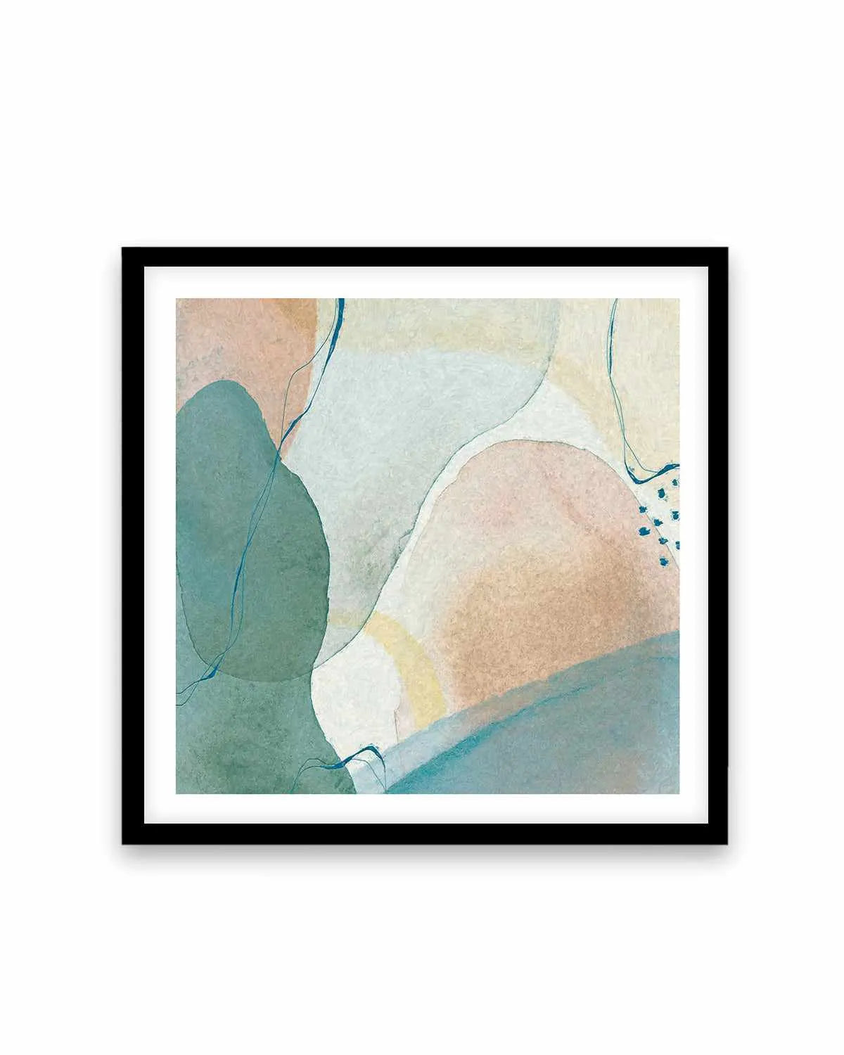 Inky Abstract I Art Print from Olive et Oriel where you can shop wallpaper and artworks online