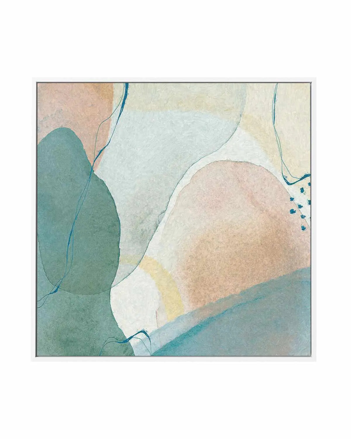 Inky Abstract I | Framed Canvas Art Print from Olive et Oriel where you can shop wallpaper and artworks online