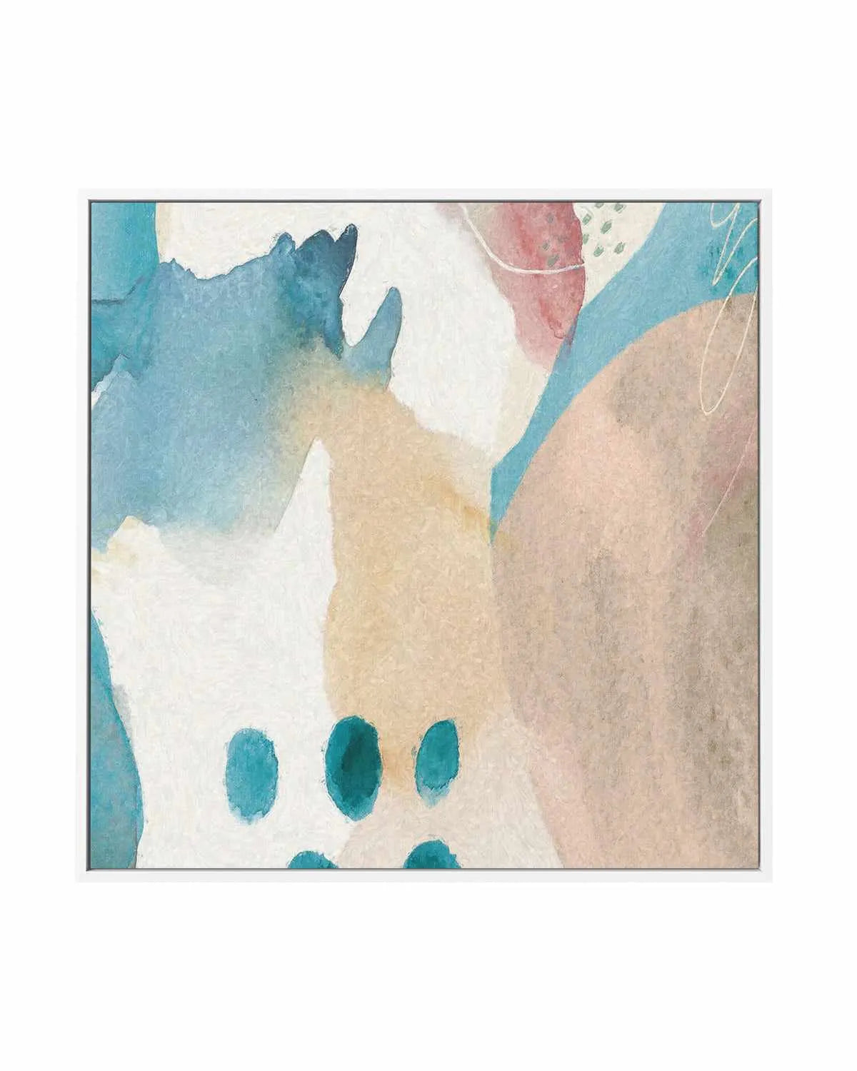 Inky Abstract II | Framed Canvas Art Print from Olive et Oriel where you can shop wallpaper and artworks online