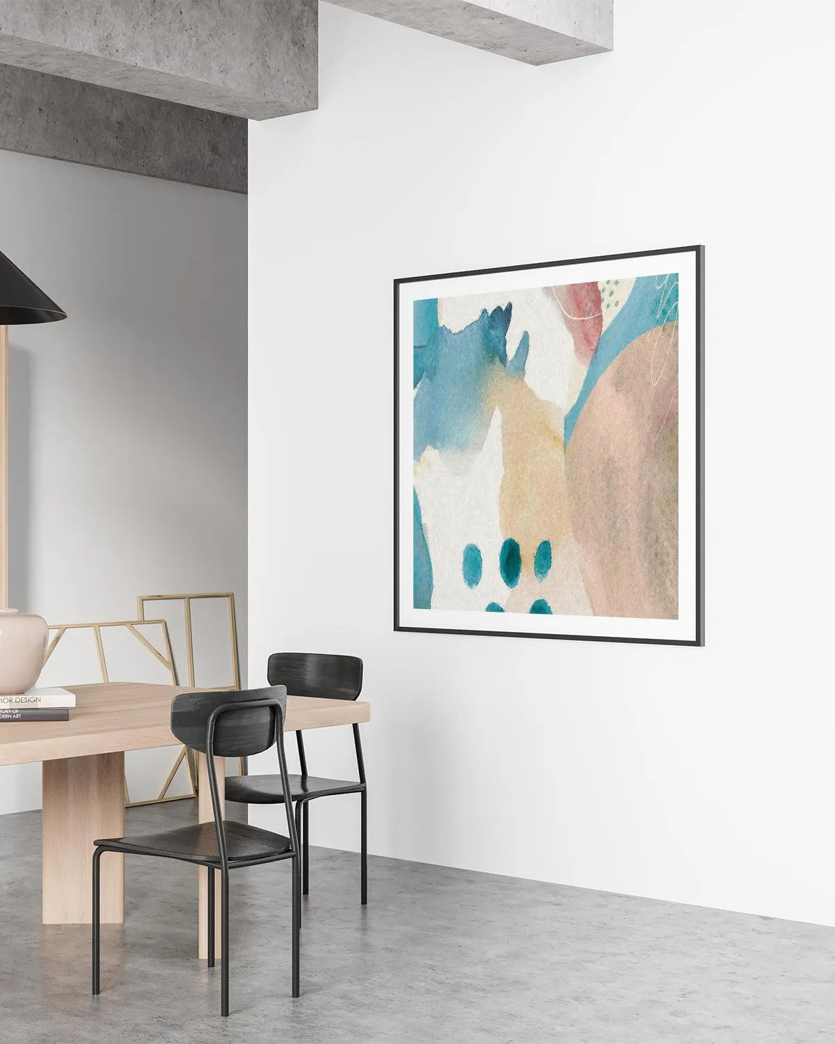 Inky Abstract II Art Print from Olive et Oriel where you can shop wallpaper and artworks online