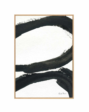 Inky I | Framed Canvas Art Print from Olive et Oriel where you can shop wallpaper and artworks online