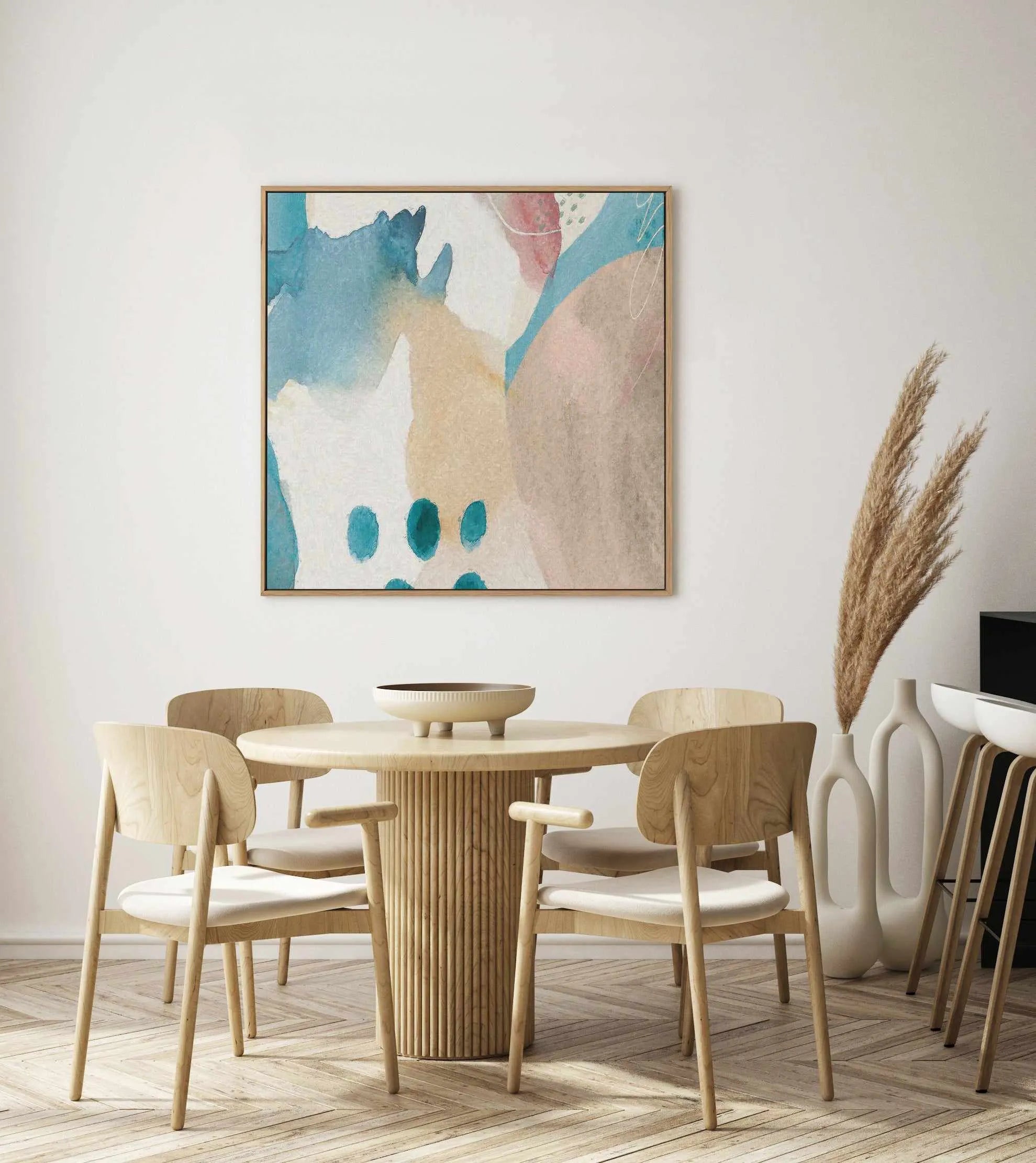 Inky Abstract II | Framed Canvas Art Print from Olive et Oriel where you can shop wallpaper and artworks online