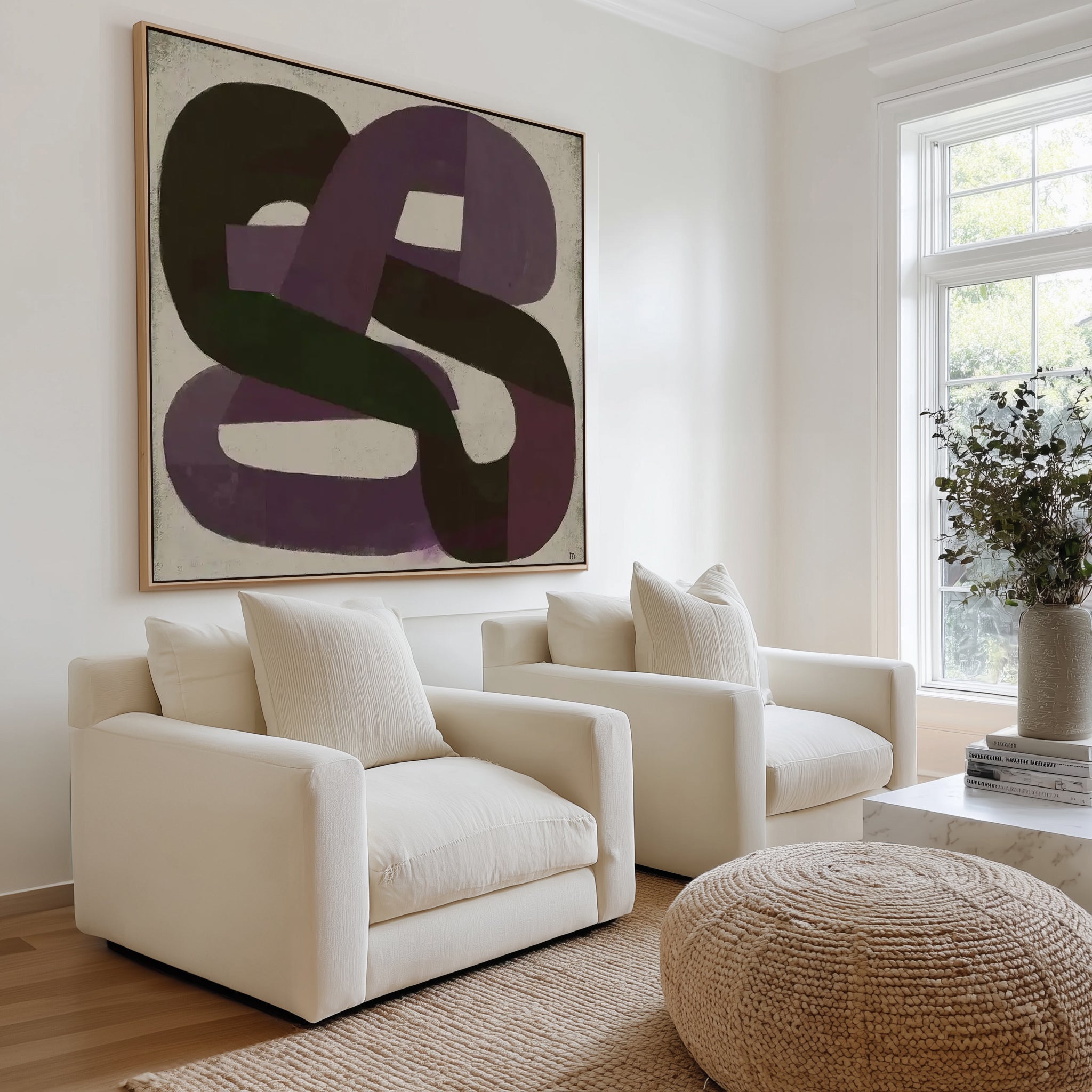 Inner Struggle by Marco Marella | Framed Canvas Art Print