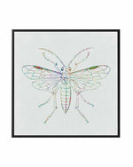 Insect Line | Framed Canvas Art Print