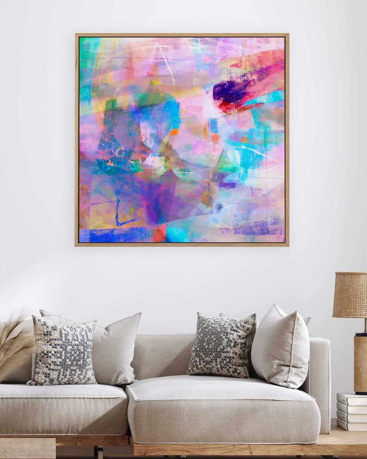 Inspire by Antonia Tzenova | Framed Canvas Art Print from Olive et Oriel where you can shop wallpaper and artworks online