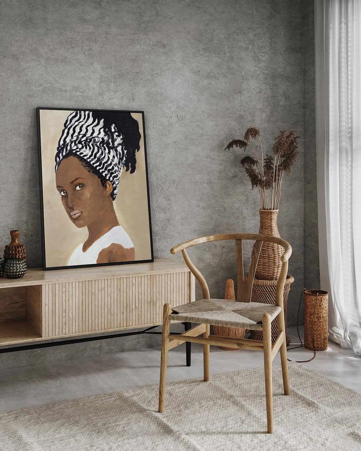 Inspired by Design Fabrikken | Framed Canvas Art Print from Olive et Oriel where you can shop wallpaper and artworks online