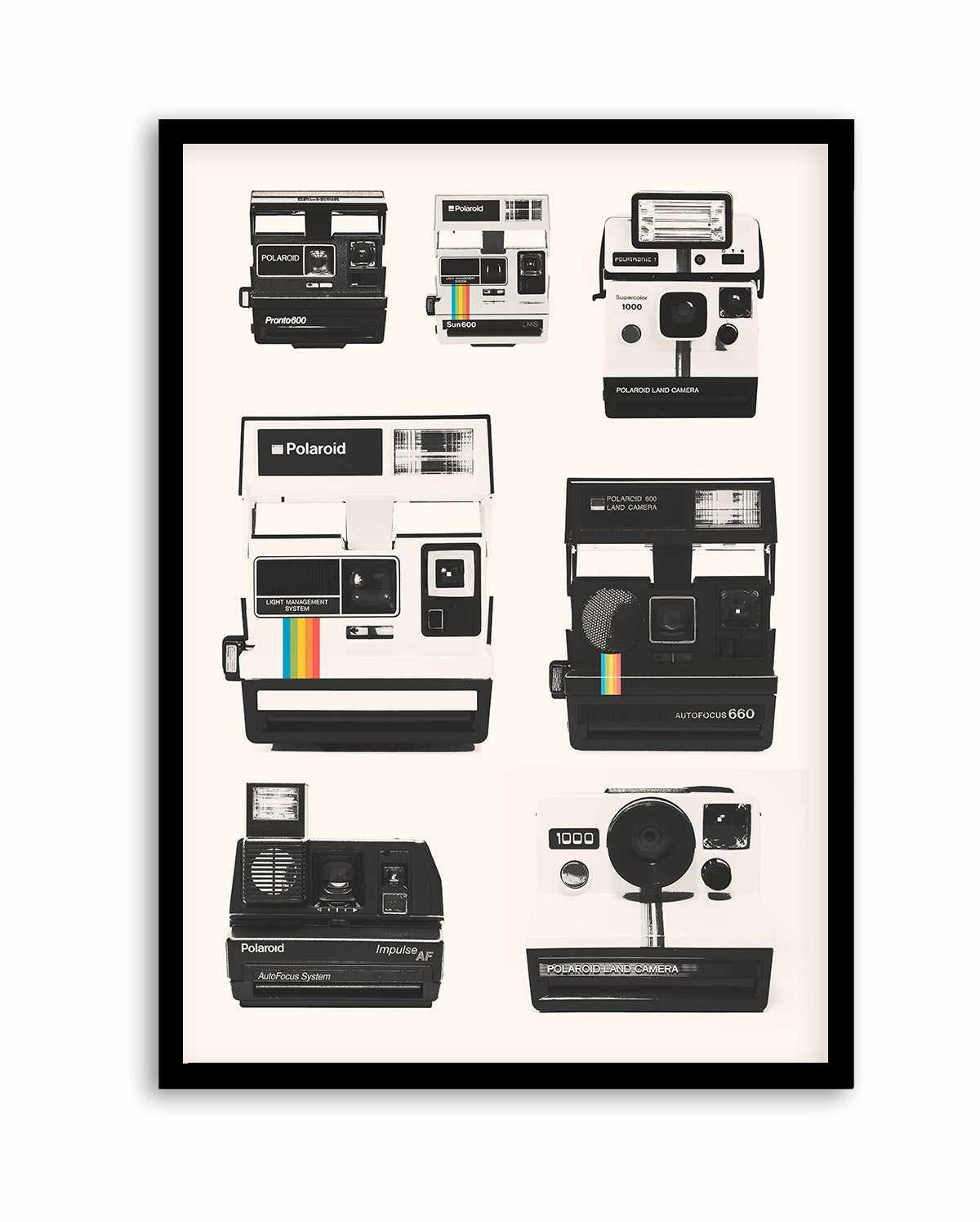 Instant Camera Collection By Florent Bodart | Art Print