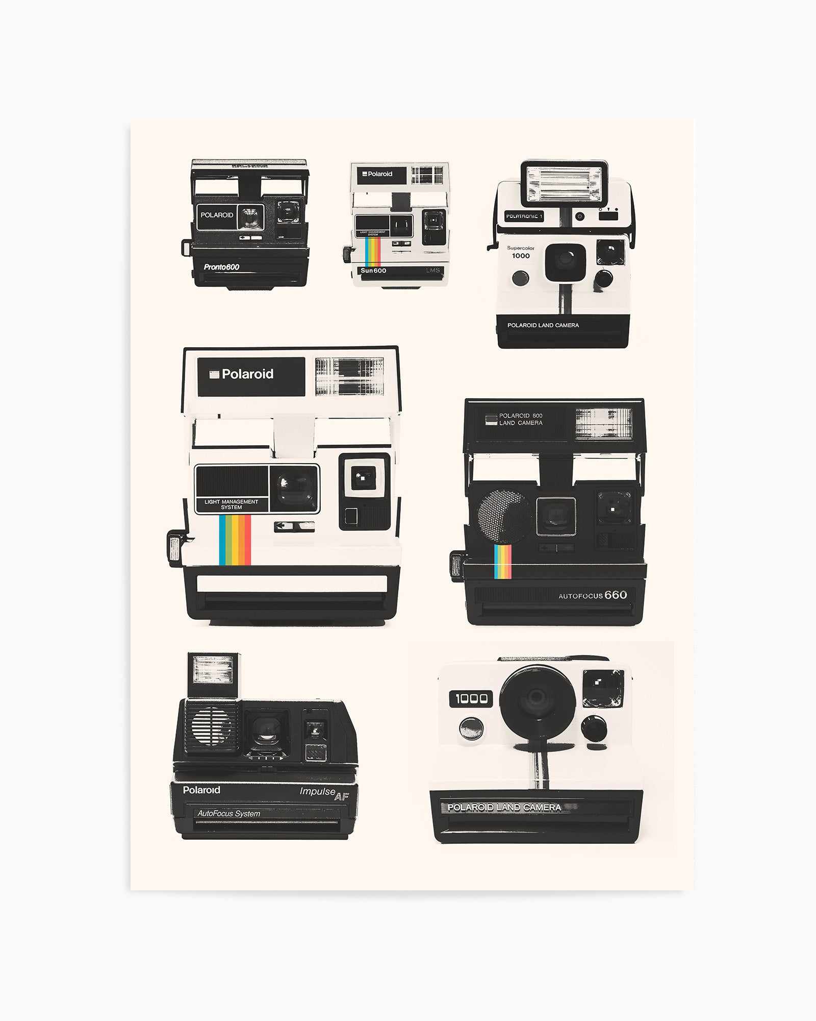 Instant Camera Collection By Florent Bodart | Art Print