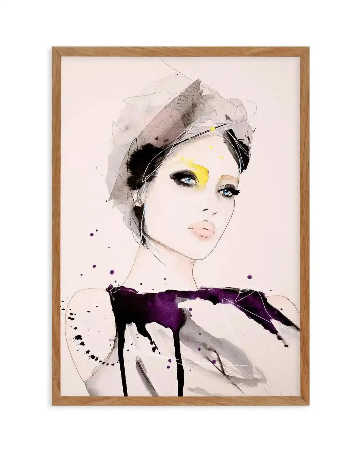 Intent by Leigh Viner Art Print-PRINT-Olive et Oriel-Leigh Viner-50x70 cm | 19.6" x 27.5"-Walnut-With White Border-Buy-Australian-Art-Prints-Online-with-Olive-et-Oriel-Your-Artwork-Specialists-Austrailia-Decorate-With-Coastal-Photo-Wall-Art-Prints-From-Our-Beach-House-Artwork-Collection-Fine-Poster-and-Framed-Artwork