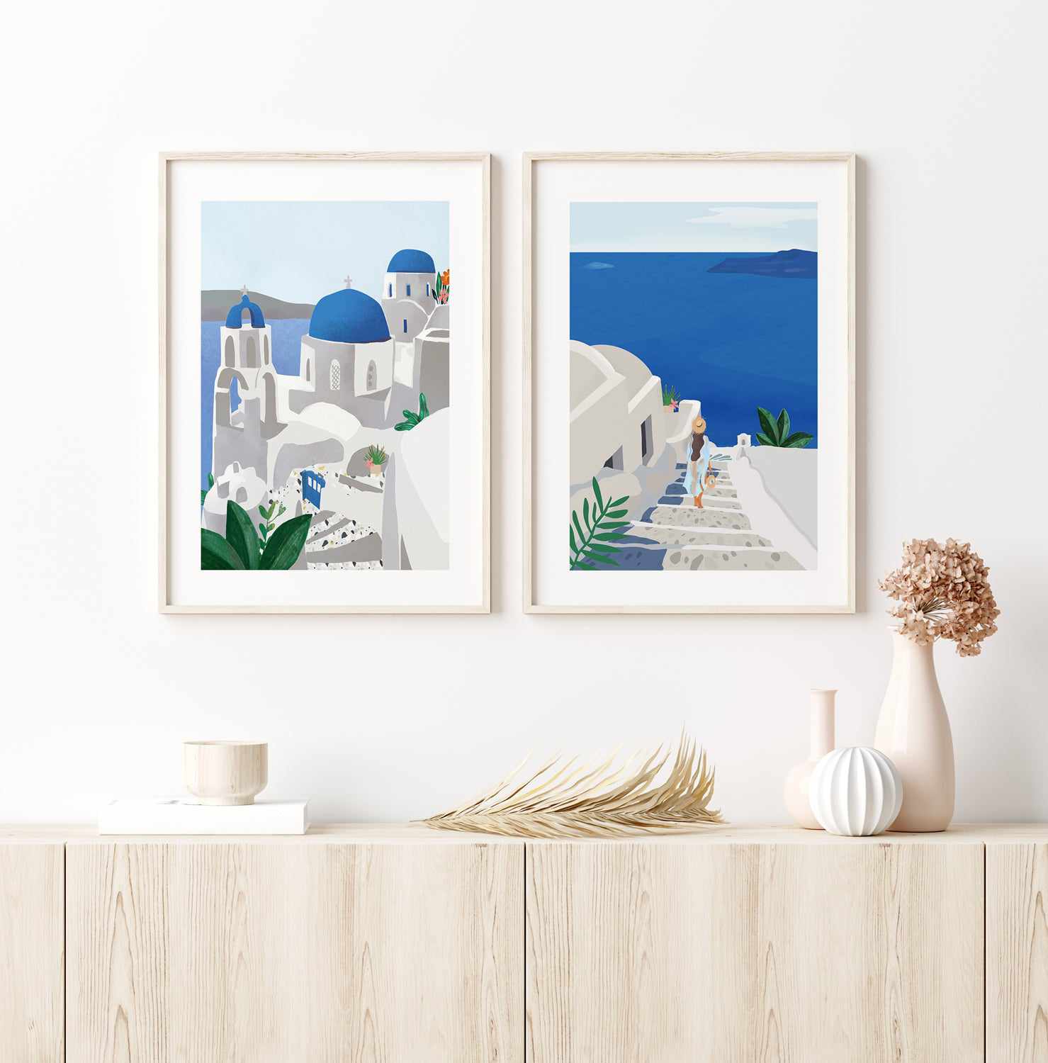 Santorini, Greece by Petra Lizde Art Print