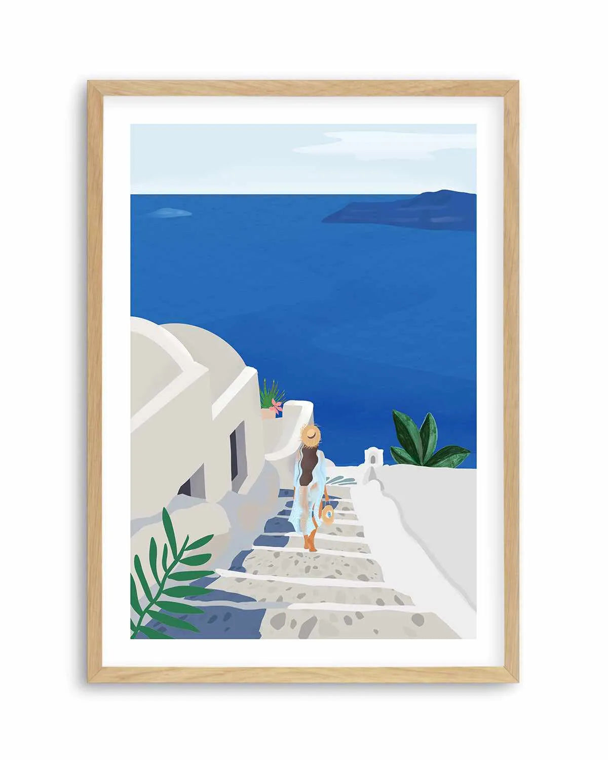 Into the Blue by Petra Lizde Art Print from Olive et Oriel where you can shop wallpaper and artworks online