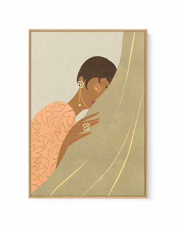 Introvert by Arty Guava | Framed Canvas Art Print from Olive et Oriel where you can shop wallpaper and artworks online
