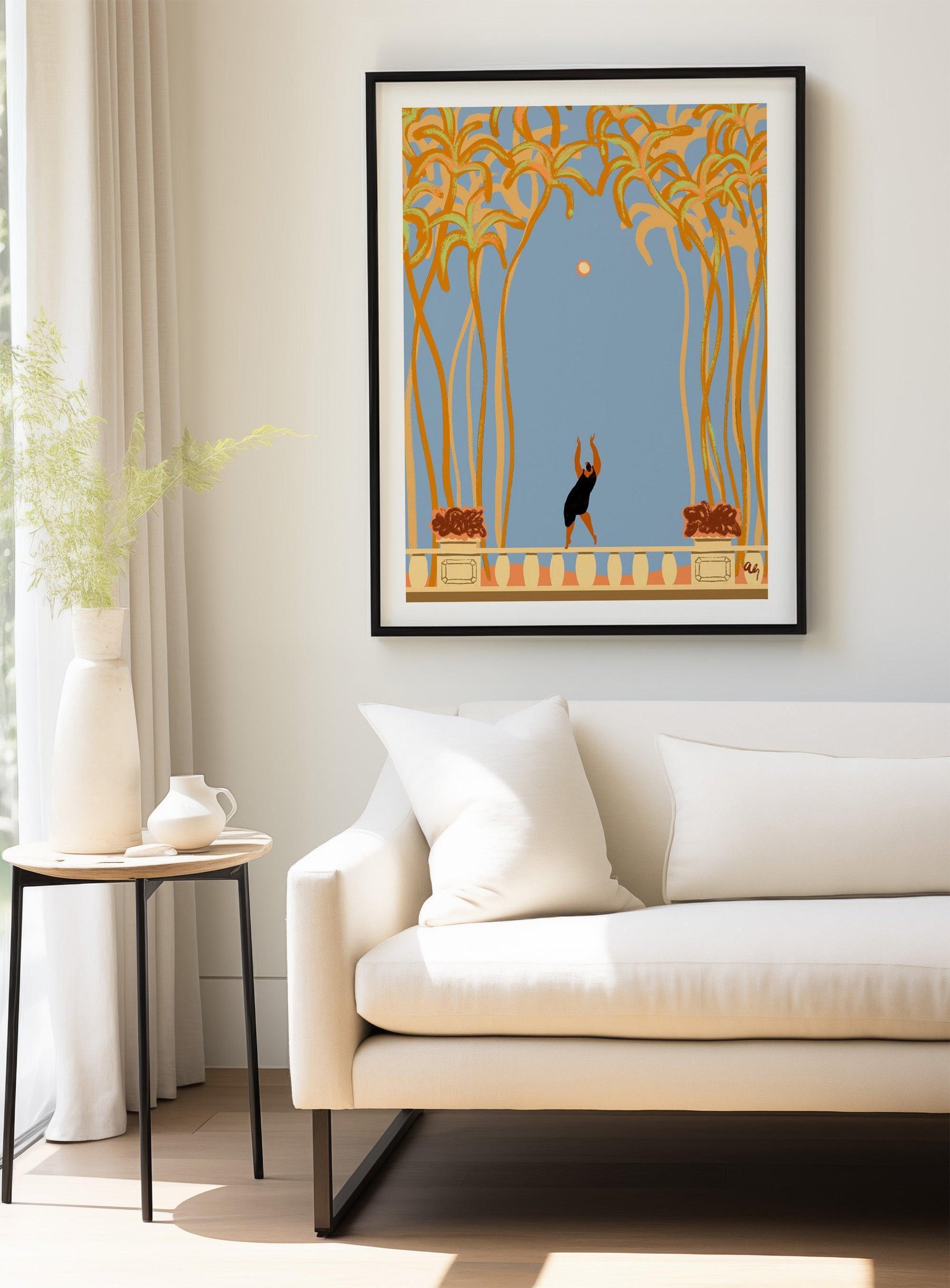 Introverts Party by Arty Guava | Art Print from Olive et Oriel where you can shop wallpaper and artworks online