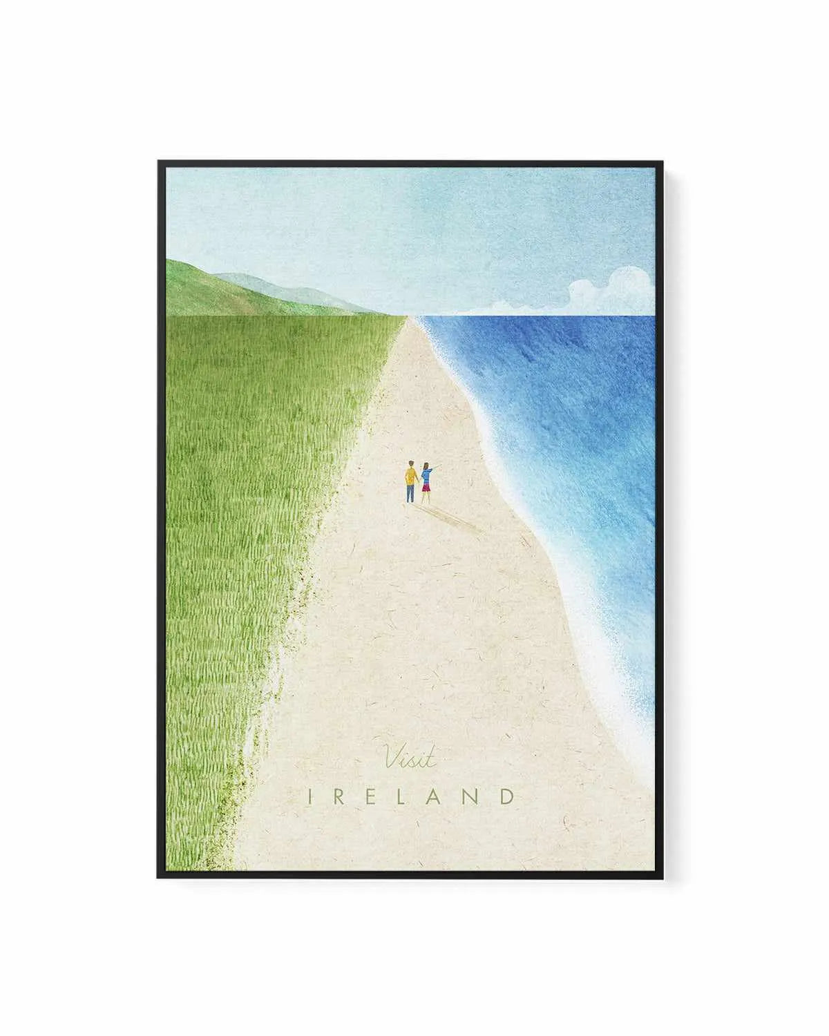 Ireland by Henry Rivers | Framed Canvas Art Print from Olive et Oriel where you can shop wallpaper and artworks online