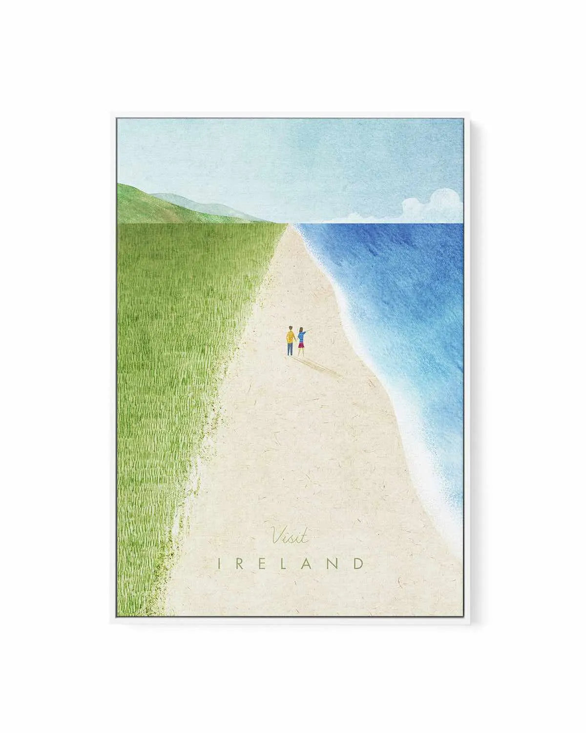Ireland by Henry Rivers | Framed Canvas Art Print from Olive et Oriel where you can shop wallpaper and artworks online