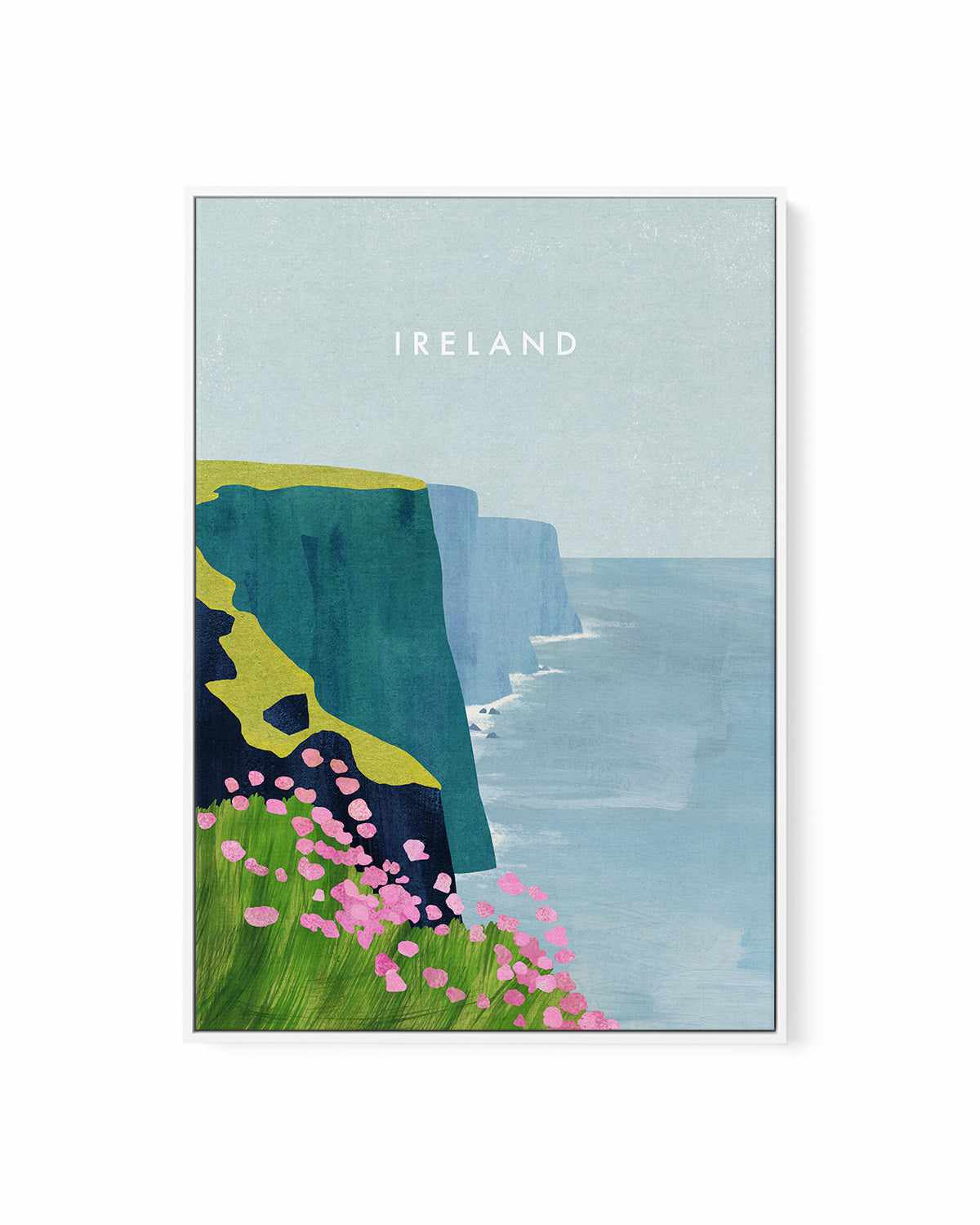 Ireland, Cliffs of Moher by Henry Rivers | Framed Canvas Art Print