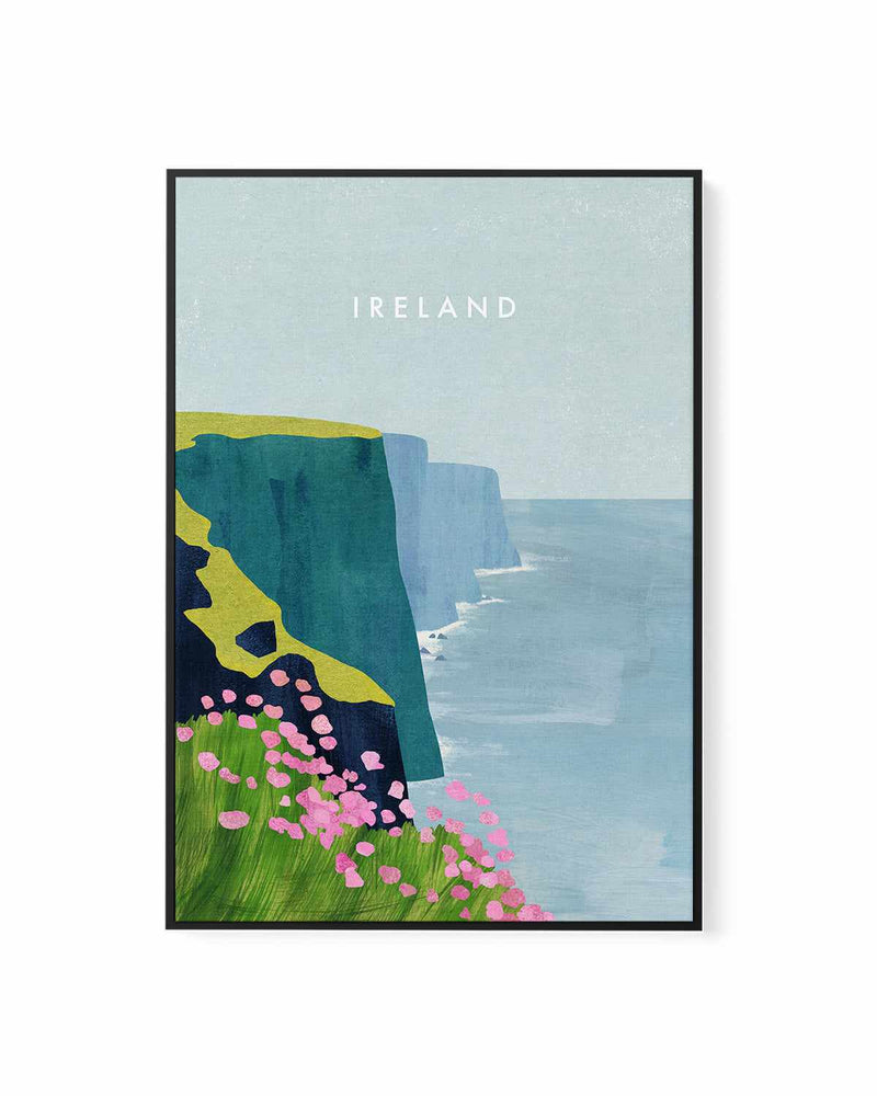 Ireland, Cliffs of Moher by Henry Rivers | Framed Canvas Art Print