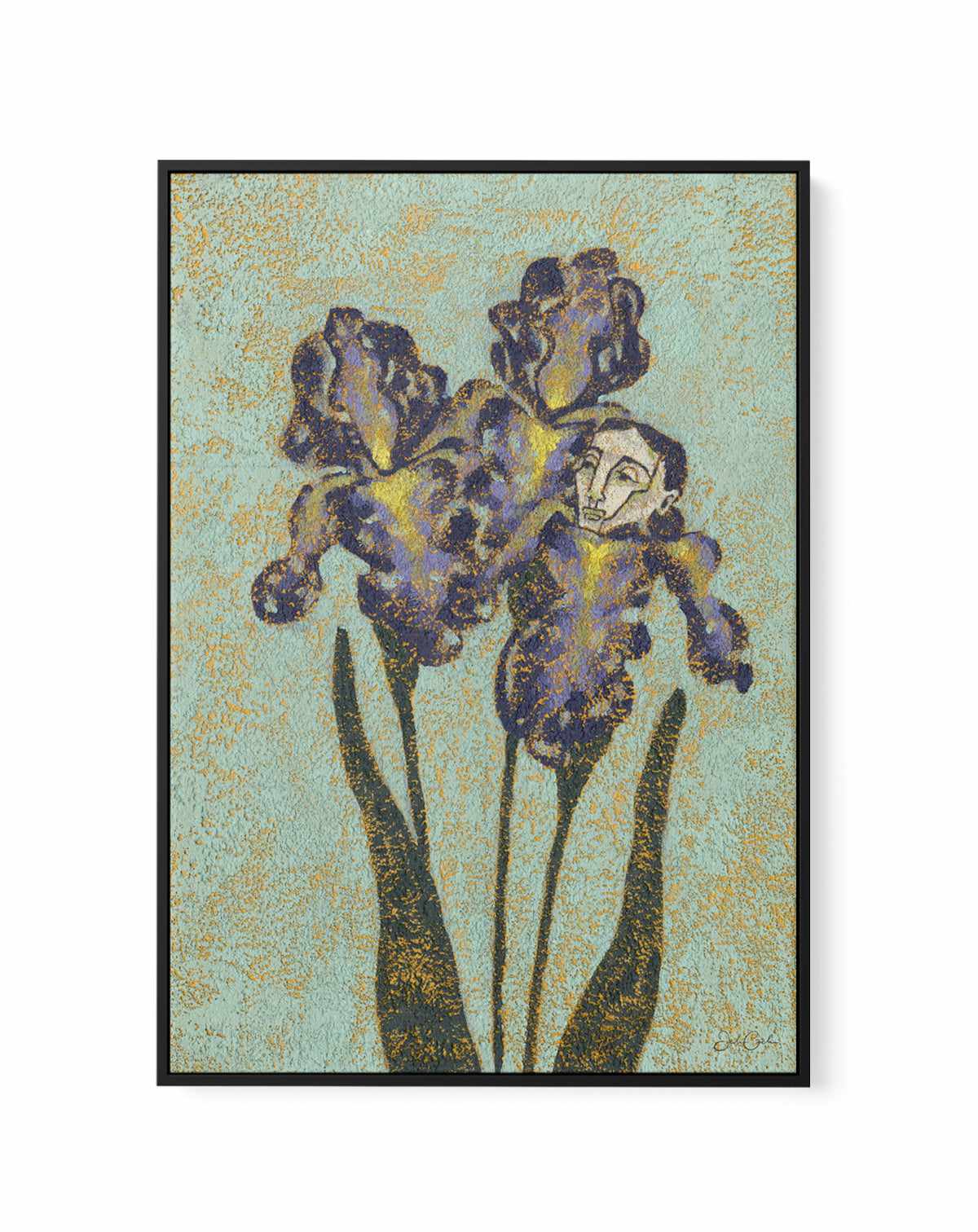 Iris | Framed Canvas Art Print