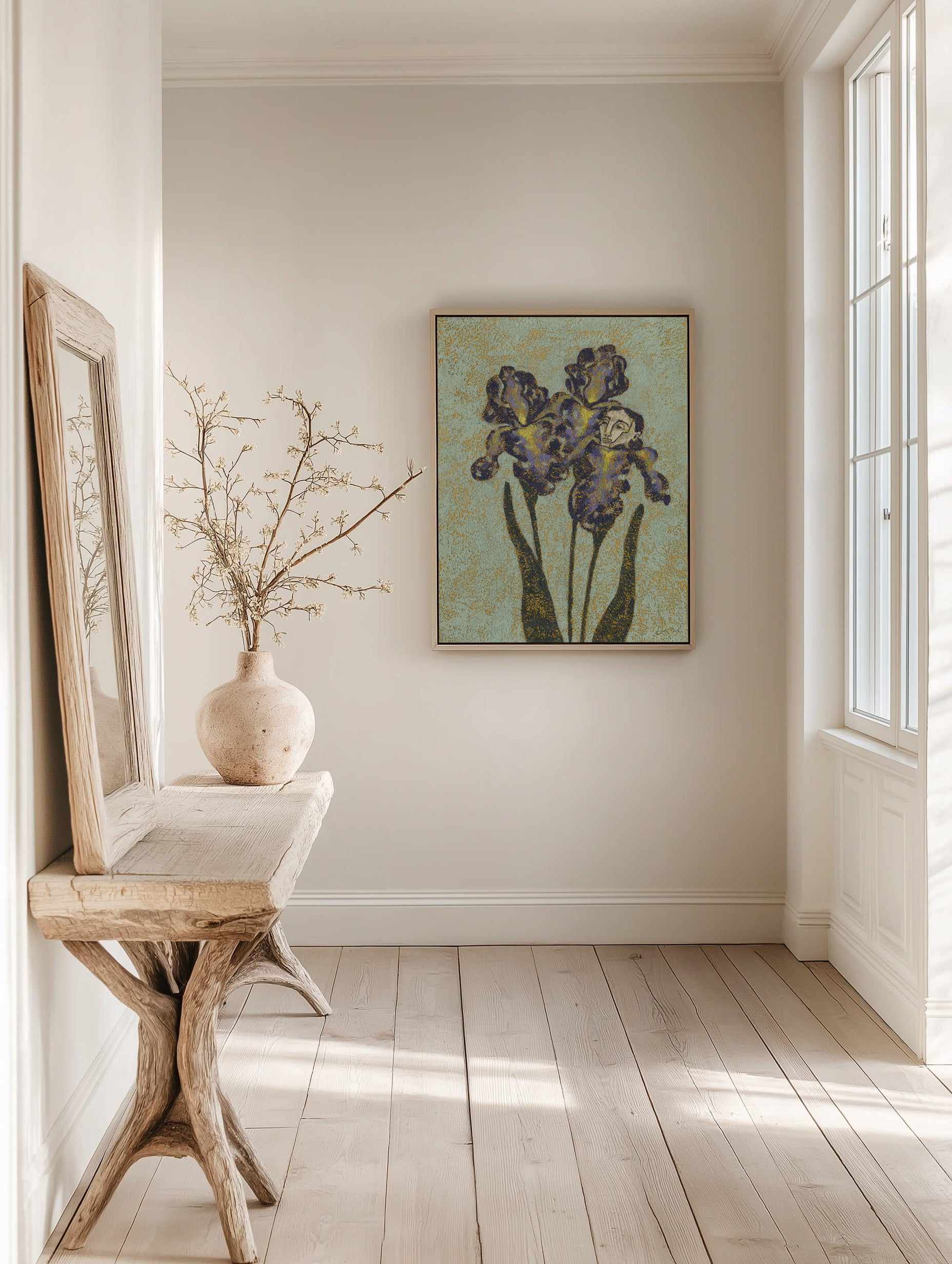 Iris | Framed Canvas Art Print