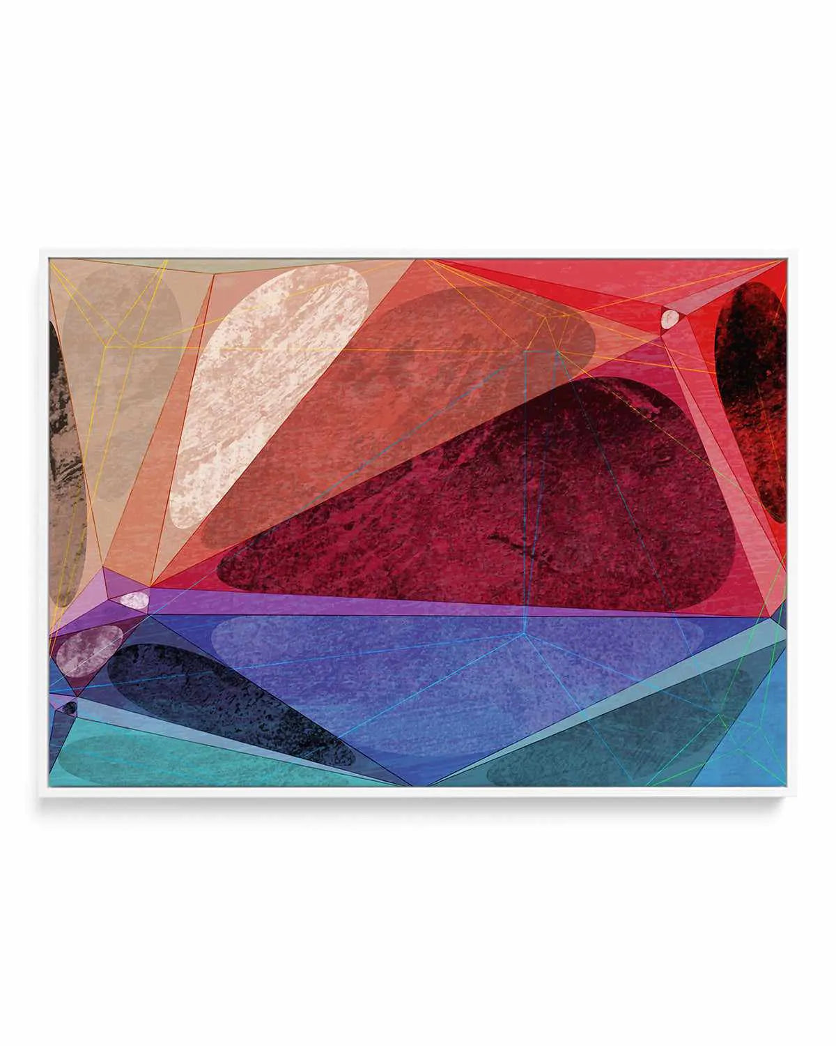 Iris III | Framed Canvas Art Print from Olive et Oriel where you can shop wallpaper and artworks online