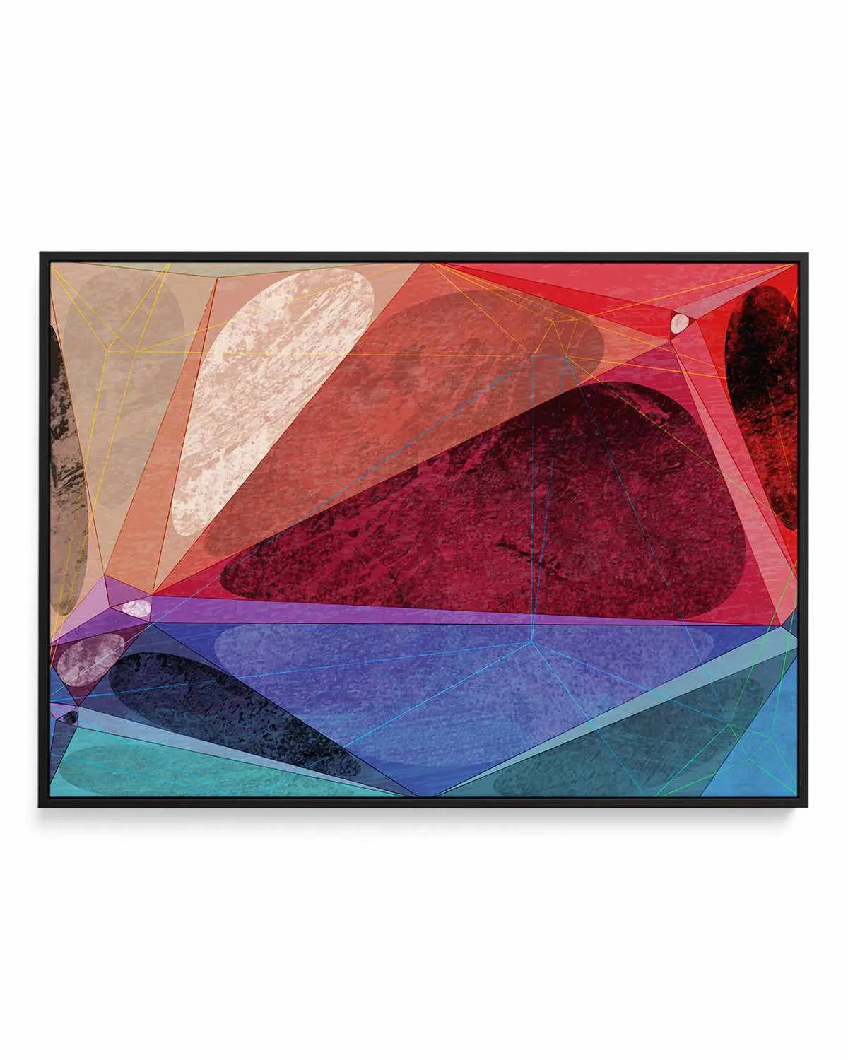 Iris III | Framed Canvas Art Print from Olive et Oriel where you can shop wallpaper and artworks online