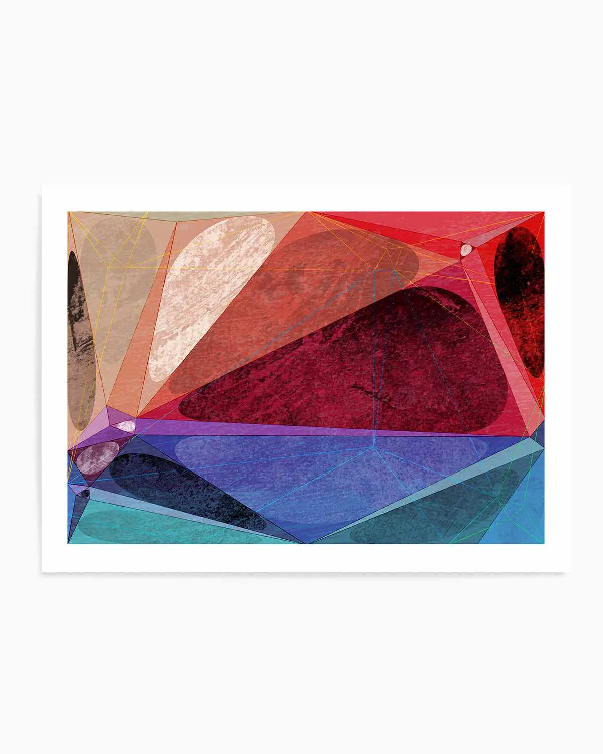 Iris III Art Print from Olive et Oriel where you can shop wallpaper and artworks online