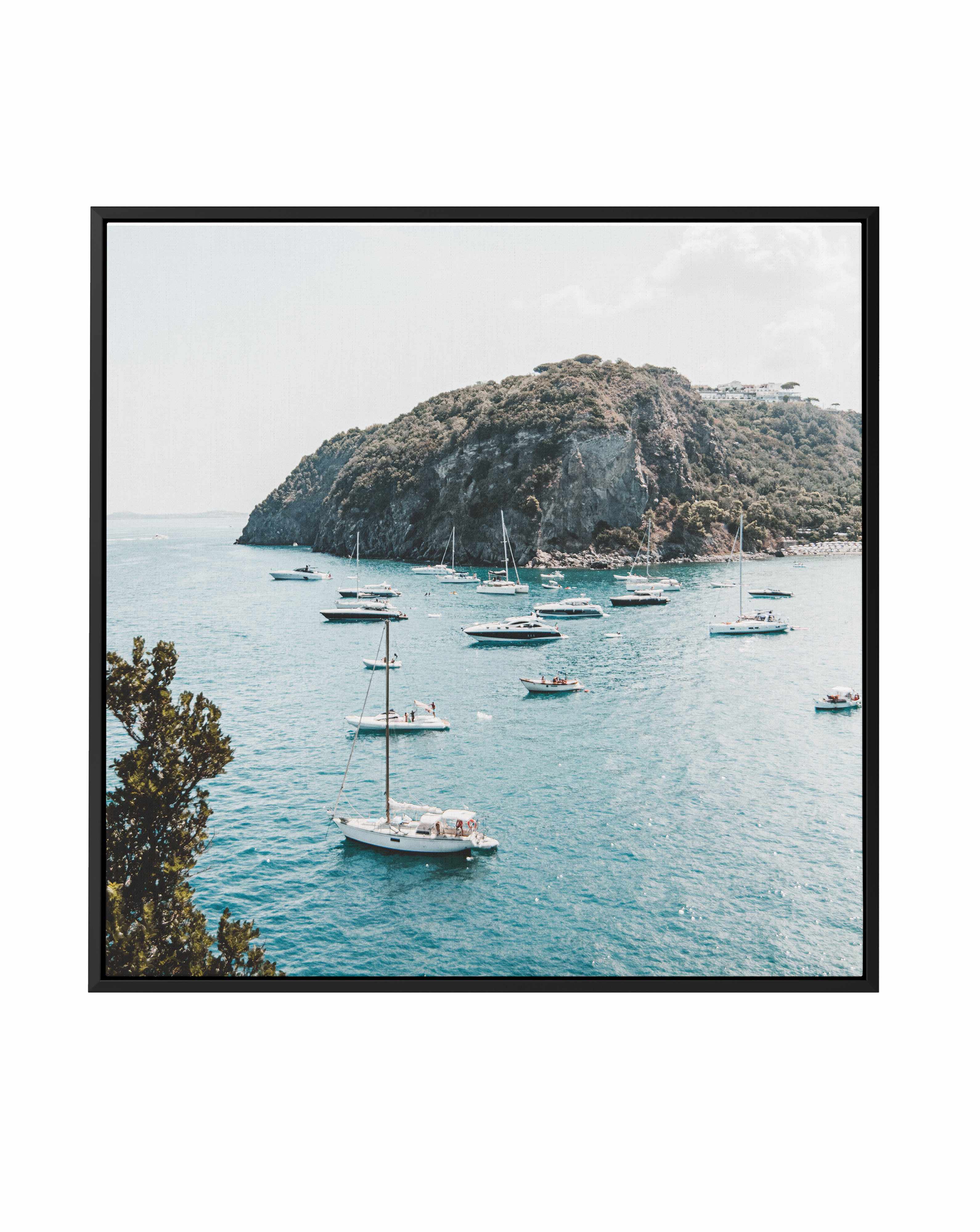 Ischia 72, Italy | Framed Canvas Art Print