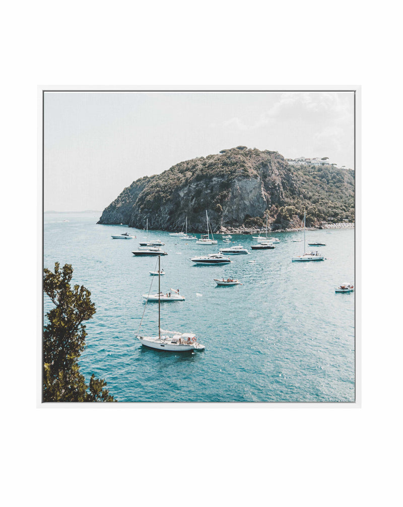 Ischia 72, Italy | Framed Canvas Art Print