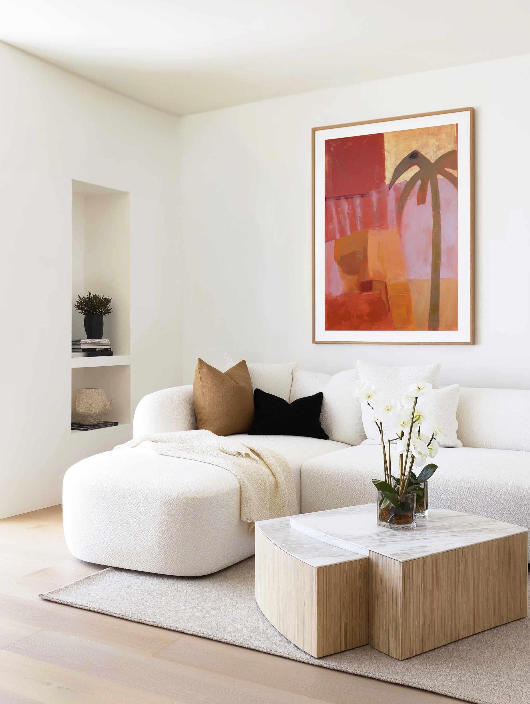 Island Afterglow | Art Print from Olive et Oriel where you can shop wallpaper and artworks online