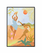 Island Fever by Arty Guava | Framed Canvas Art Print