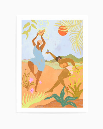 Island Fever by Arty Guava | Art Print from Olive et Oriel where you can shop wallpaper and artworks online