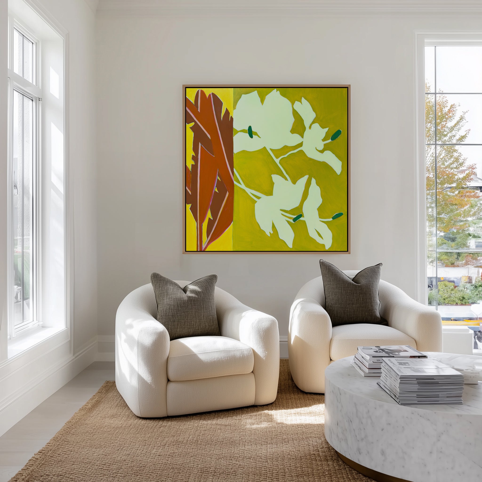 Island Ginger | Framed Canvas Art Print