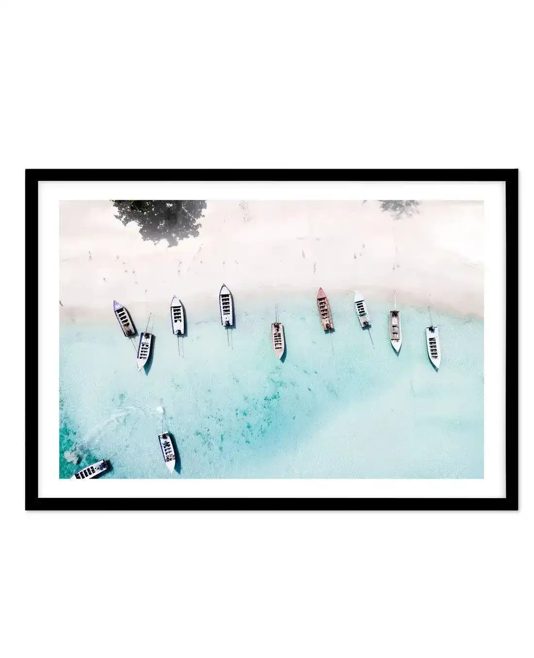 Island Hopping Art Print-PRINT-Olive et Oriel-Olive et Oriel-A5 | 5.8" x 8.3" | 14.8 x 21cm-Black-With White Border-Buy-Australian-Art-Prints-Online-with-Olive-et-Oriel-Your-Artwork-Specialists-Austrailia-Decorate-With-Coastal-Photo-Wall-Art-Prints-From-Our-Beach-House-Artwork-Collection-Fine-Poster-and-Framed-Artwork