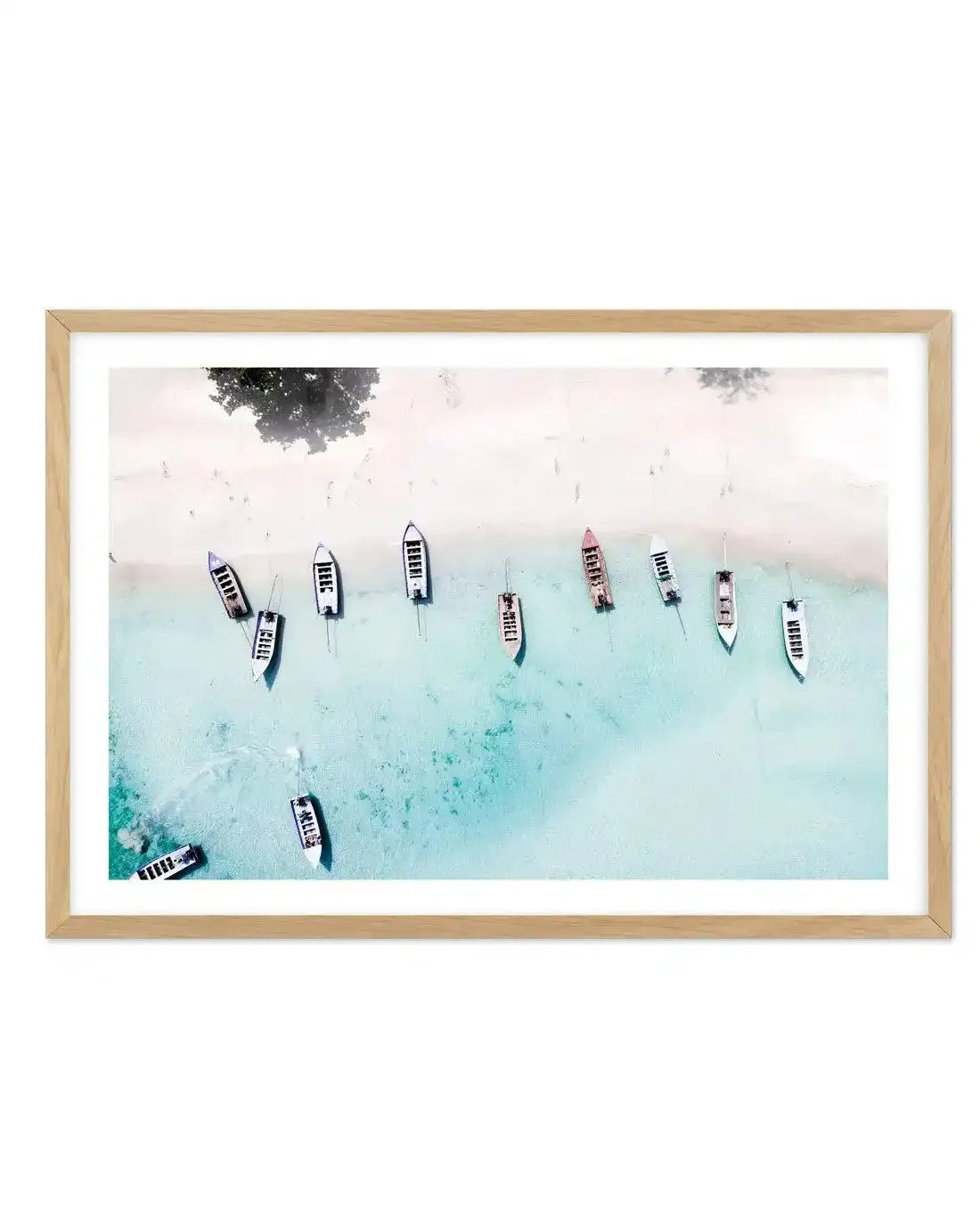 Island Hopping Art Print-PRINT-Olive et Oriel-Olive et Oriel-A5 | 5.8" x 8.3" | 14.8 x 21cm-Oak-With White Border-Buy-Australian-Art-Prints-Online-with-Olive-et-Oriel-Your-Artwork-Specialists-Austrailia-Decorate-With-Coastal-Photo-Wall-Art-Prints-From-Our-Beach-House-Artwork-Collection-Fine-Poster-and-Framed-Artwork