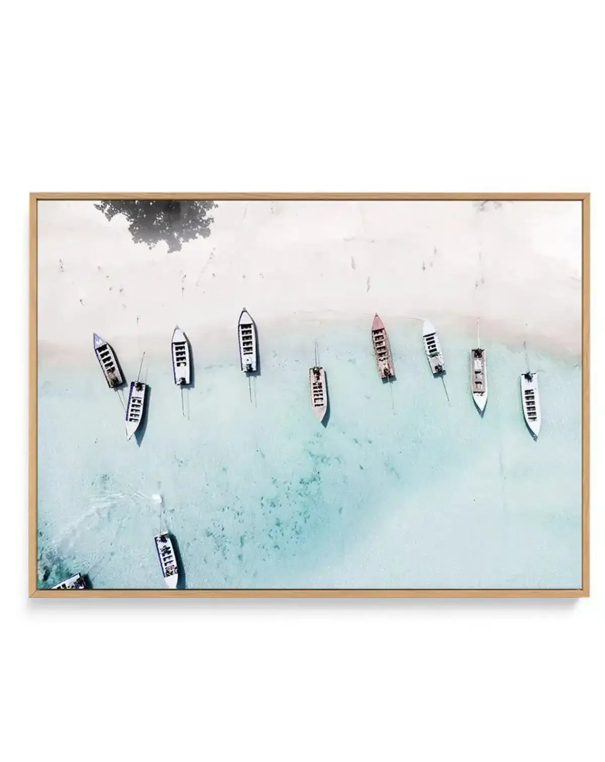 Island Hopping | Framed Canvas-CANVAS-You can shop wall art online with Olive et Oriel for everything from abstract art to fun kids wall art. Our beautiful modern art prints and canvas art are available from large canvas prints to wall art paintings and our proudly Australian artwork collection offers only the highest quality framed large wall art and canvas art Australia - You can buy fashion photography prints or Hampton print posters and paintings on canvas from Olive et Oriel and have them d