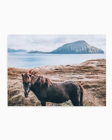 Island Horse Art Print from Olive et Oriel where you can shop wallpaper and artworks online