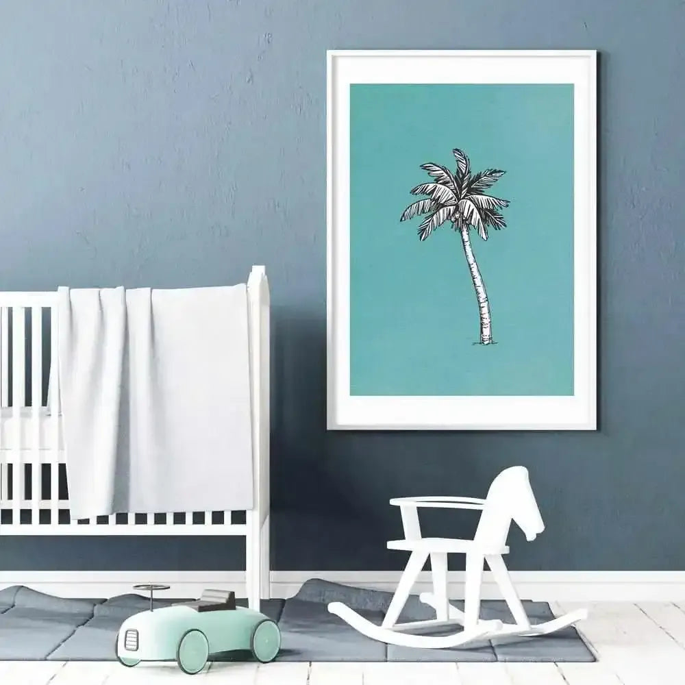 Island Palm I Art Print-PRINT-Olive et Oriel-Olive et Oriel-Buy-Australian-Art-Prints-Online-with-Olive-et-Oriel-Your-Artwork-Specialists-Austrailia-Decorate-With-Coastal-Photo-Wall-Art-Prints-From-Our-Beach-House-Artwork-Collection-Fine-Poster-and-Framed-Artwork