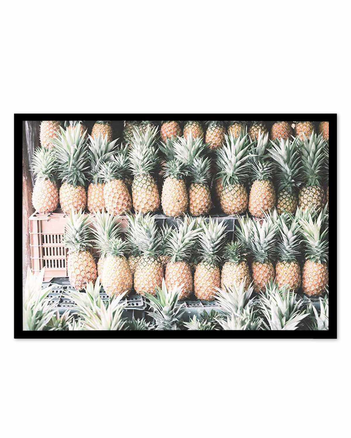 Island Road Trip | Pineapples Art Print