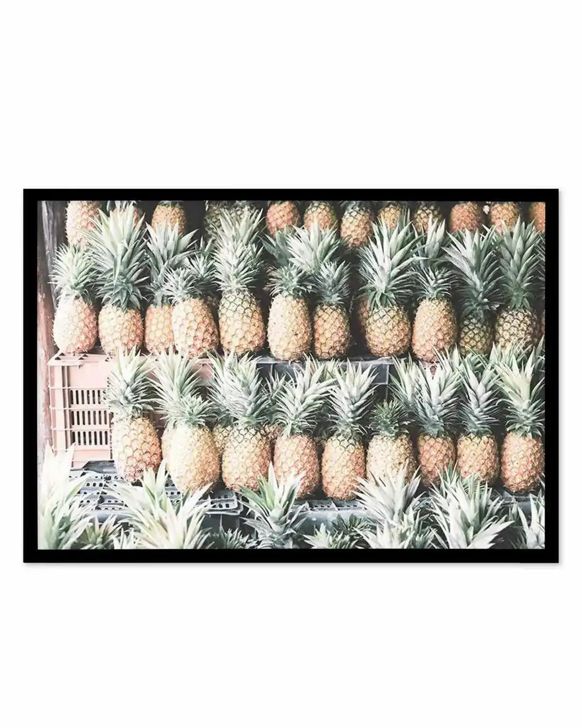 Island Road Trip | Pineapples Art Print from Olive et Oriel where you can shop wallpaper and artworks online