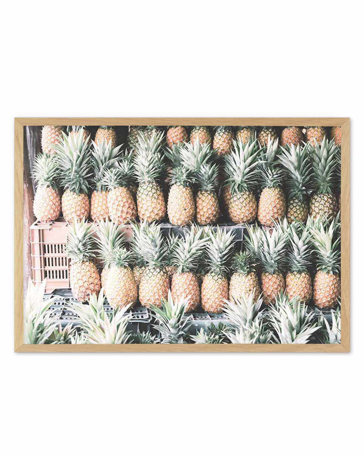 Island Road Trip | Pineapples Art Print