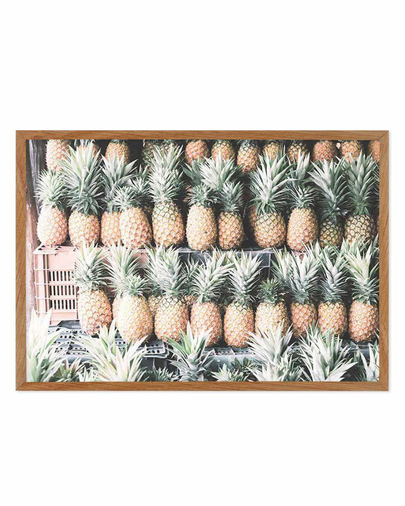 Island Road Trip | Pineapples Art Print